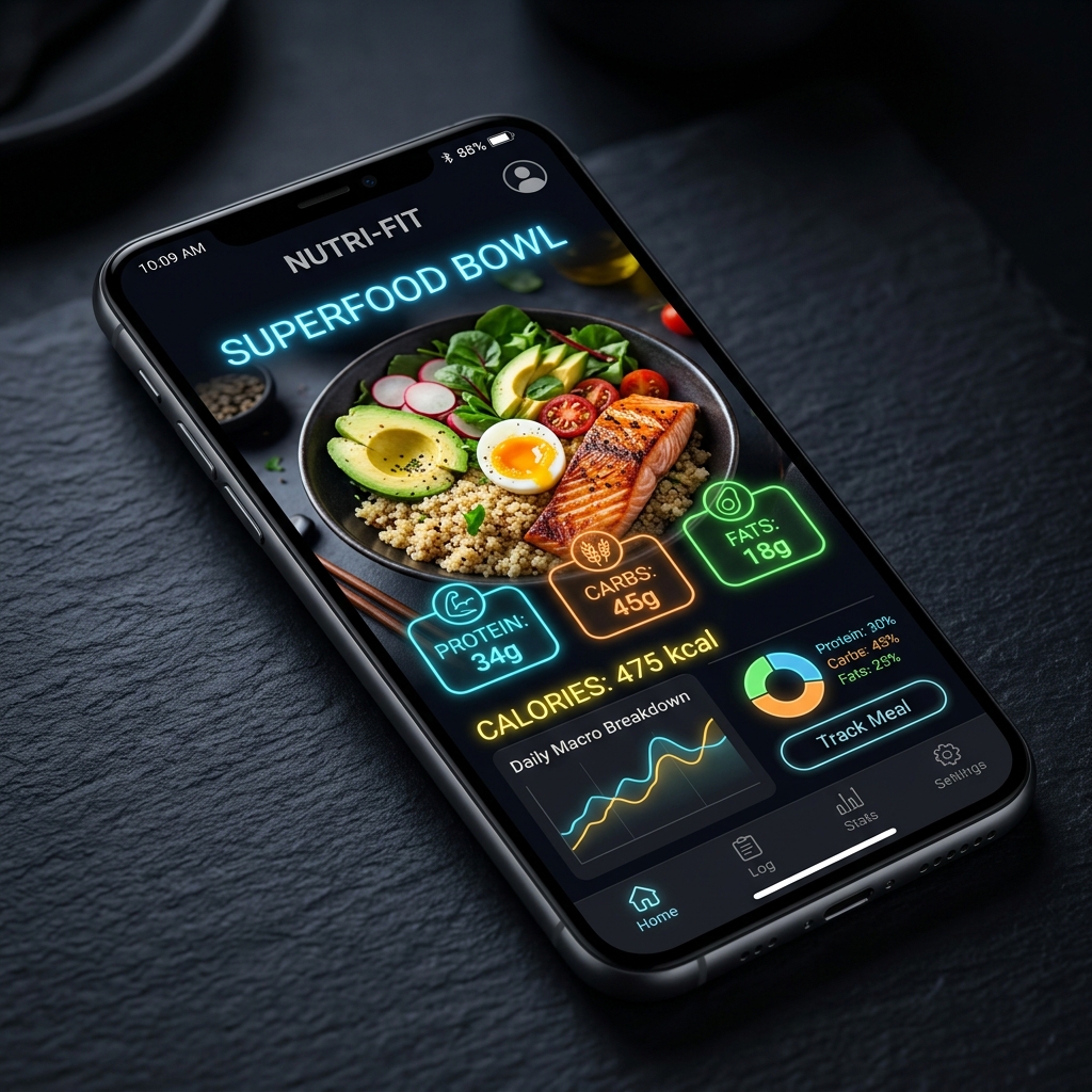 Levia Health smartphone macro overlay mockup